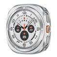 thumbnail image 2 of ELEHOLD Luxury Aluminum alloy with PC  [Without Screen Protector] Anti-Scratch Shockproof Protector Case Accessories compatible with Samsung Galaxy Watch Ultra 47mm,Silver, 2 of 5
