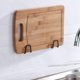 thumbnail image 4 of Soporte para esponja para fregadero de cocina, acero inoxidable, diseño de drenaje con adhesivo fuerte, soporte para esponja ideal para un secado rápido e higiénico, instalación autoadhesiva para el, 4 of 4