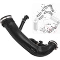 thumbnail image 4 of 1440Q6 Turbocharger Air Intake Hose, Engine Rubber Air Intake Tube, Turbocharger Hose.., 4 of 5