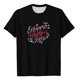 thumbnail image 4 of Blusas de Manga Corta para las Mujeres Imprimir Cuello Redondo, Camiseta Casual para Primavera Verano Diario, 4 of 4