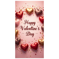 thumbnail image 3 of Valentine's Day Banner Romantic Backdrop with Heart Design Party Decor Photography Props Banner Decorations Lovers Event Background, 3 of 4