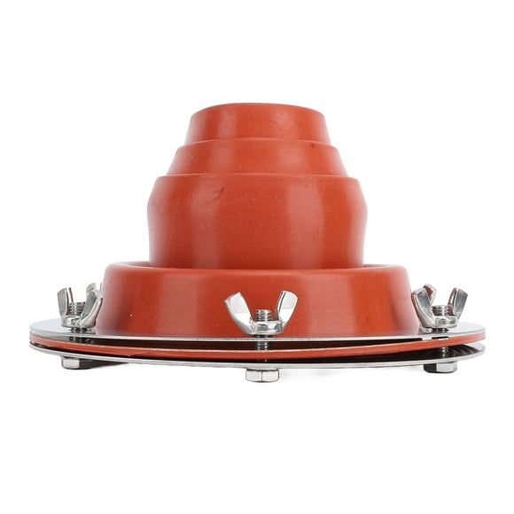 Tent Stove Jack Kit, High Temperature Resistant Flexible Silicone Pipe Boot Easy to Install Tent Roof Stove Jack Kit for 4.5-10cm Outside Diameter Chimney for Yurt, Stove