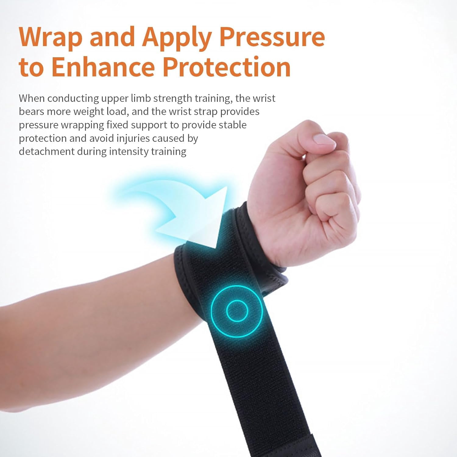 Black Elbow Brace for Tennis- Adjustable Arm Strap Support for Men and Women - Provides Effective Compression and Support for Tennis Elbow and Golfer's Elbow, Great Support for Forearm, 1PK