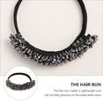 thumbnail image 4 of Pelo Bun Maker Elegante Crystal Donuts Bun Maker DIY Banda de rizador de estilo de cabello, 4 of 6