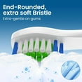 thumbnail image 6 of YUNCHI Replacement Toothbrush Heads 10 Pack Compatible with Bitvae Daily D2 Rechargeable Toothbrush, for D2 Toothbrush Heads Refills, White, 6 of 7
