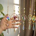 thumbnail image 3 of Nvzi Bola de prismas de cristal atrapasol para colgar en la ventana, decoración navideña para jardín, B21, 3 of 5