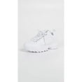 thumbnail image 4 of Fila Chaussures de Sport Disruption II Premium pour Femmes Blanc / Blanc / Blanc 6,5, 4 of 7