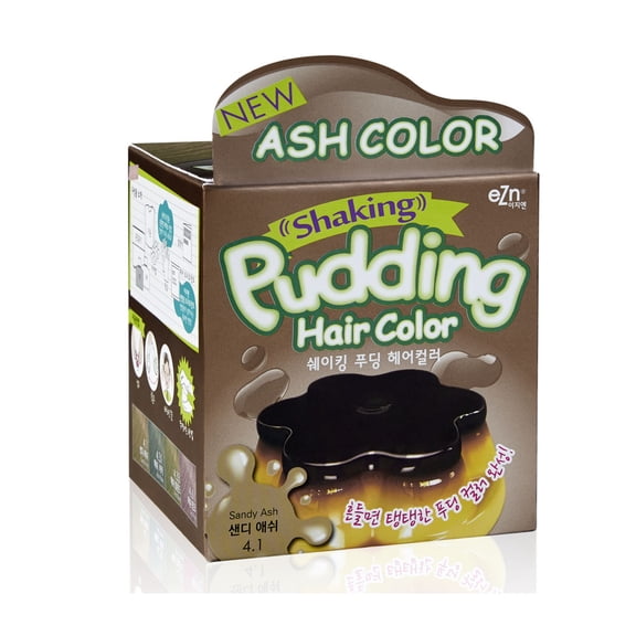 Dongsung eZn Shaking Pudding Hair Color (Sandy Ash 4.1) 2.37oz/67g