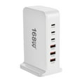 thumbnail image 3 of Multifunction 168W Charging Center Multiports Charging Dock Charging Stations with Triple USB & Type C Outlets for Electronics, 3 of 14