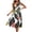 White, variant on Zedker Floral 2026 Summer Dresses for Women Casual Sleeveless A-Line Pleated Midi Sun Dresses Casual Beach Flowy Tank Dresses with Pockets White Size S-XXL