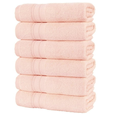 

Medcursor 6PC Soft Absorbent And Thick Cotton Towels Soft and Absorbent Hand Towels