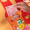 thumbnail image 5 of Festive Portable Full of Blessings Party Supply New Year Dragon Year CNY Envelope 3D Red Envelopes Lucky Money Bags Dragon Year Red Pocket 5, 5 of 6