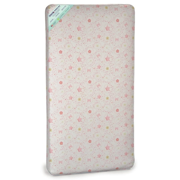 Kolcraft Pediatric 800 Extra Firm 5 Inch Crib & Toddler Mattress, 52x28, Pink