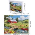 thumbnail image 4 of 500 Piece Puzzle for Adults, Farm Scenery Puzzles for Game Nights with Family Friends Finished Size is 20.5x15 in, 4 of 8