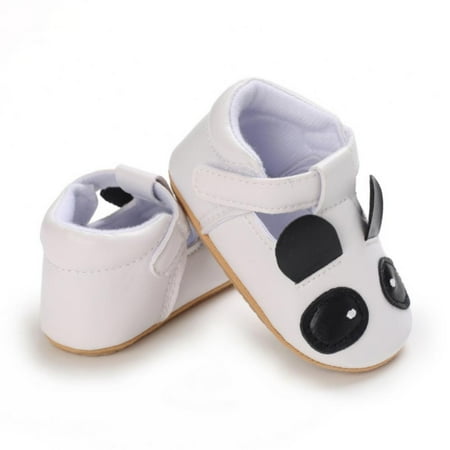 

Infant/Toddler Baby Non Slip Rubber Soft Sole Cartoon Walking Slip on Shoes Home/Outdoors 0-18Months