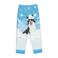 thumbnail image 4 of Daiia Collie in Bathtub Women's Sleep Pant with Pockets and Drawstring,Pajama Pants-Small, 4 of 9