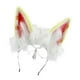 thumbnail image 2 of Diadema con orejas de gato, accesorio cómodo para el cabello para mujeres y niñas, cosplay de Halloween. Amarillo, 2 of 8