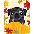thumbnail image 1 of Pug Noir L'action de Grâce Drapeau Jardin, 1 of 1