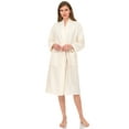 thumbnail image 5 of TowelSelections Women's Robe Turkish Cotton Soft Terry Kimono Bathrobe X-Small/Small Ivory, 5 of 6