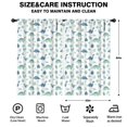 thumbnail image 2 of Blue Toned Dinosaur Pattern Insulated Teens Curtains Set Of 2, Bedroom Essentials, Toddler Room Decor 52"x84", 2 of 5