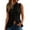 Black, variant on Women's Fashion Slim Fit Knitted Vest Retro Sleeveless Slim Fit Button Business Casual Vest Soft Elegant Lightweight Vest Daily Office Travel Outfits, Black L