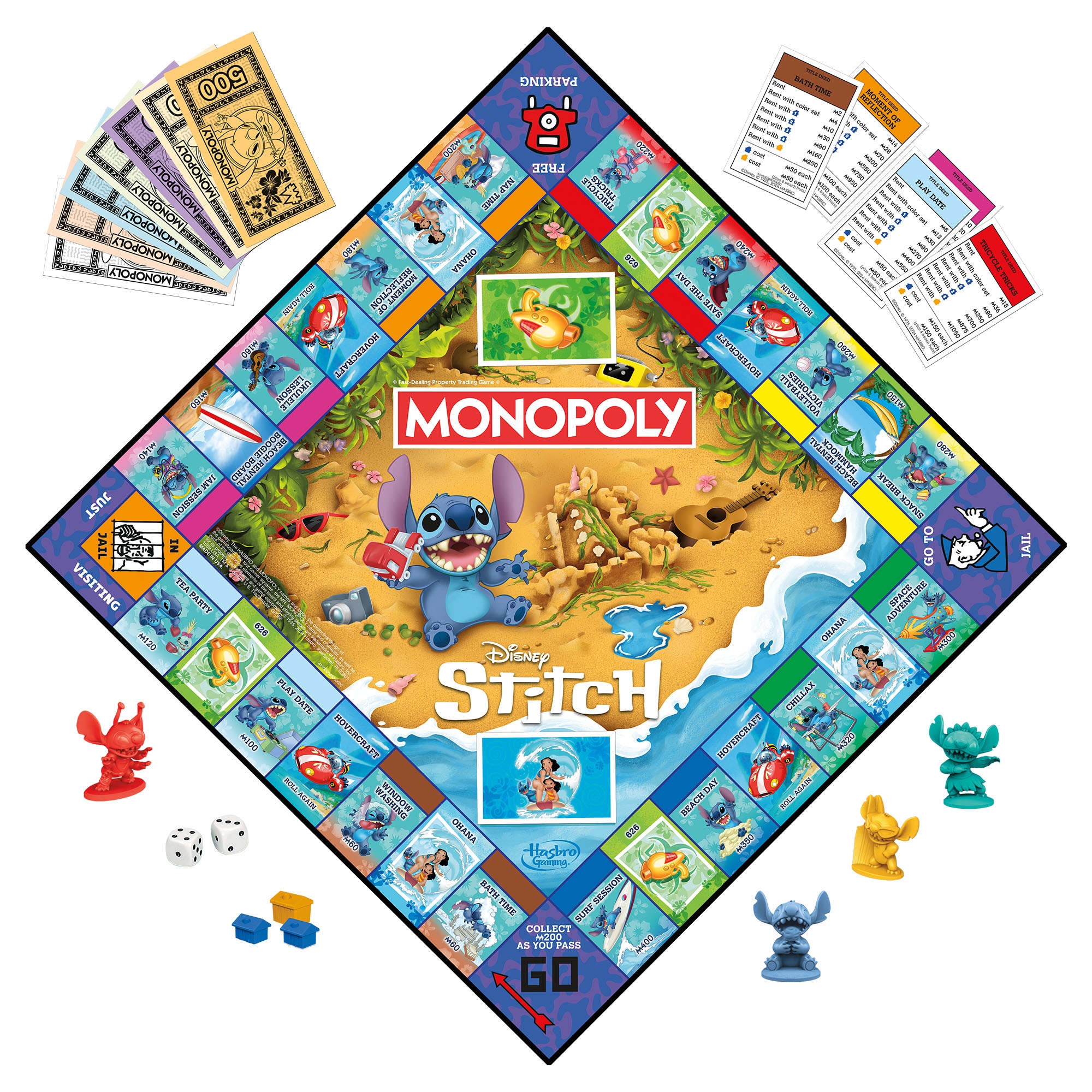 Monopoly Disney Stitch Edition Board Game for Ages 8+ photo 5