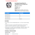 thumbnail image 2 of Front Brake Pad and Rotor Kit - Compatible with 2016 Honda CR-Z, 2 of 2