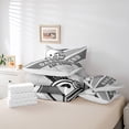 thumbnail image 5 of Erosebridal Sport Football Bedding Sets Twin Size,Stripes Comforter Sets with Sheets,Room Decorative (Oakland),Reversible,Breathable,7-Piece, 5 of 5
