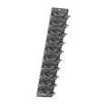 thumbnail image 4 of veasfak Baseball Cap Rack Modern Sturdy Hat Rack for Storeroom Laundry Room Bathroom Black, 4 of 9
