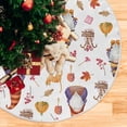 thumbnail image 5 of Coolnut Halloween Christmas Tree Skirt Halloween Tree Skirt, for Holiday Party Home Christmas Day Ornaments48", 5 of 6