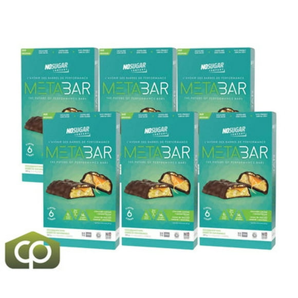 Barres de Performance Sans Sucre, Saveur Caramel Chocolat & Cacahuète (6/caisse)