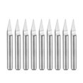 thumbnail image 1 of Unique Bargains 1/8' Shank 0.4mm Tip 30 Degree Solid Carbide Wood Engraving Bit CNC Router Tool 10 Pack, 1 of 6