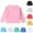 Hot Pink, variant on Spazoro Toddler Girls Sweatshirts, Solid Color Long Sleeve Crew Neck Casual Pullover Tops for Kids Girls Boys Hot Pink Size 4-5 T