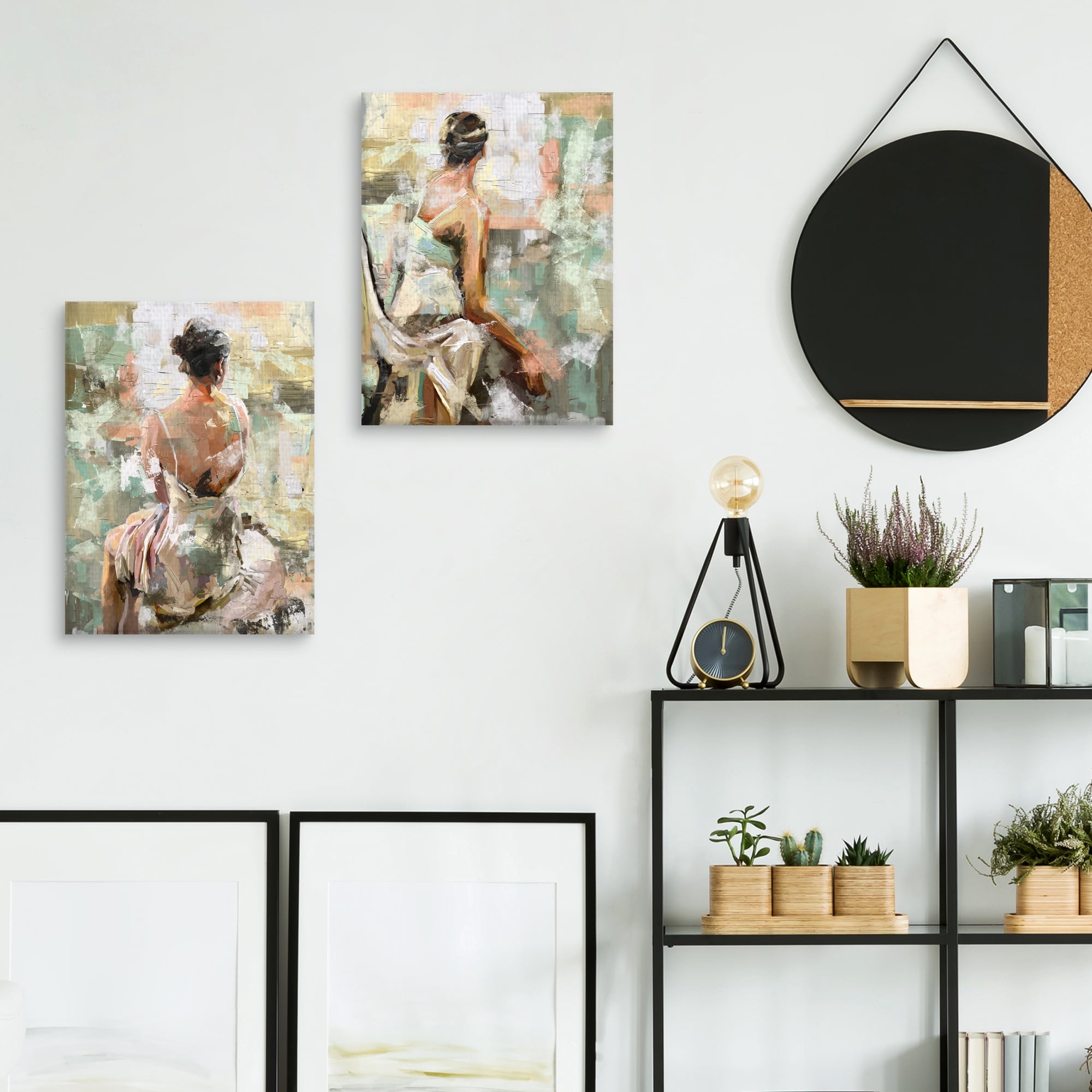 Intuition I, II by Studio Arts Canvas Art Set of II