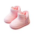 thumbnail image 3 of CAICJ98 Boys Snow Boots Waterproof with Faux Fur Lined Outdoor Winter Boots for Girls Red (Toddler/Little Kid/Big Kid),9.5, 3 of 7