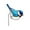 A, variant on Bird Butterfly Flower Plant Pot Stake Decoration, Butterflies Spring Wall Sculpture Hanging Metal Wall Decorations for Garden, Patio, Fence, Yard, Living Room, Bedroom