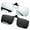 A04 - Black + Silver, variant on KANASTAL 2 Pack Clip on Night Driving Glasses Women, Night Vision Glasses Men Anti Reflect UV400 Protection Cycling Fishing Yellow