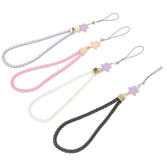 Raindrops 4Pcs Secure Phone Wristlet for General Users in Purple