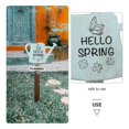 thumbnail image 3 of Eucalyptus Blue Watering Kettle Wood Garden Stake for Decoration 1 Piece, 3 of 5