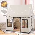 thumbnail image 2 of Costway Kids Play Castle Tent Large Playhouse Toys Gifts w/ Star Lights Washable Mat, 2 of 10