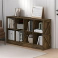 thumbnail image 6 of Pemberly Row Farmhouse 8-Cube Display Bookcase in Bookshelf in Amber Pine, 6 of 6