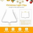 thumbnail image 5 of All In One Christmas Light Clip, Universal Gutter and Shingle Clip for C7, C9 and Mini Lights, 100 Pack, 5 of 17