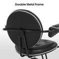 thumbnail image 3 of BarberPub Hydraulic Salon Chair, Swivel Barber Chair, Faux Leather, 3 of 8