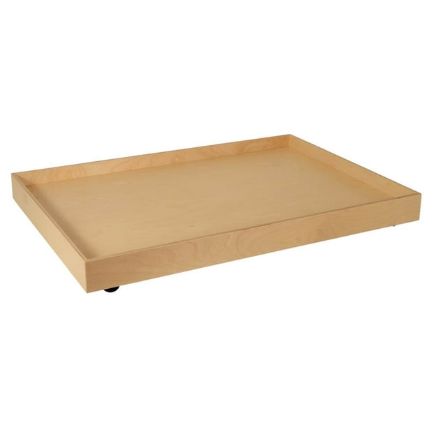 Little Colorado Trundle Under Bed Train Table Natural