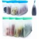 thumbnail image 1 of 8pcs Reusable Food Storage Bags,28*25.5*5cm,random Color, 1 of 5