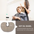 thumbnail image 3 of OULII Professional Hair Coloring Cape for Barber Shop Adults 1Pcs Grey PVC, 3 of 7