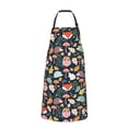 thumbnail image 2 of Pofeuu Autumn Forest Print Waterproof Apron with Pockets Adjustable Cooking Aprons Kitchen Bib for Baking Household Cleaning, 2 of 8