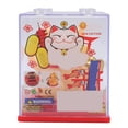 thumbnail image 4 of Riousery Solar Waving Cat Lucky Fortune Cat Gold Statue 3.62 x 3.15 x 3.15 inches / 9.2 x 8 x 8 cm Solar Powered Waving Arm Beckoning Cat for Home Office Car Decoration Yellow, 4 of 9