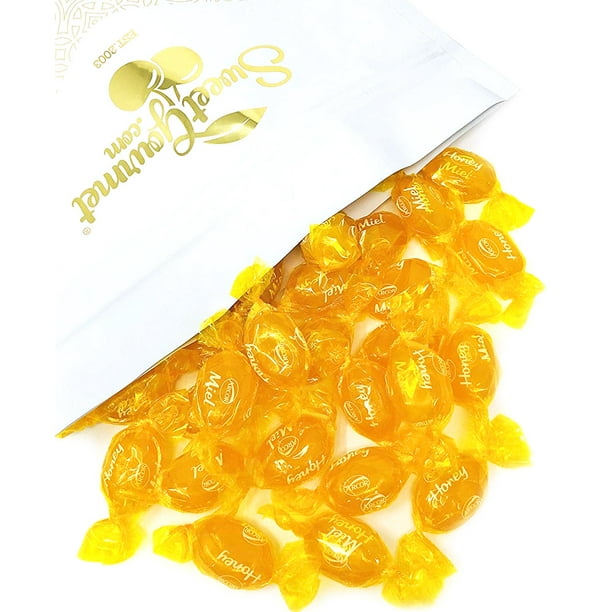 SweetGourmet Honey Filled Hard Candy Premium Bulk Candies Soft Honey Center 3 Pounds