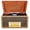 Mahogany, variant on Victor Monument 8-in-1 Wood Music Center with 3-Speed Turntable & Dual Bluetooth (Graphite)